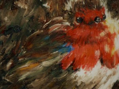 Les Adams - Raggedy Robin - Oil