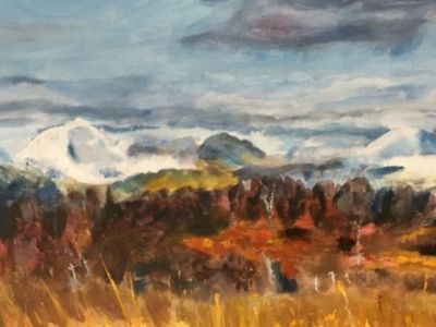 Joan Raba - Oil - Ardinning Walk