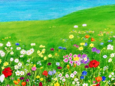 W A McClean - Acrylics - All Things Bright and Beautiful