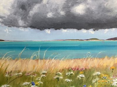 Jan Cormie - Oil - Storm approaching Harris