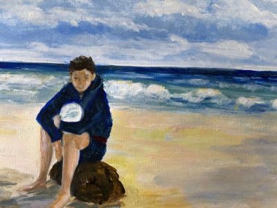 Noreen Simpson - Acrylic - Where is everyone - it’s summer!