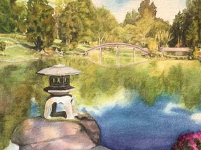 Kate Hackney - Time to Reflect - Watercolour