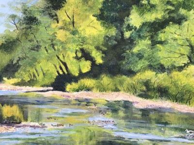  Kate Blackie - Kelvin reflections - Acrylic