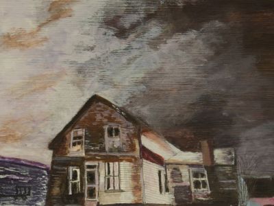 Moira May - The Very Old Farmhouse - Acrylic
